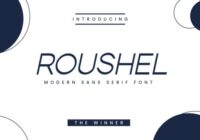 Roushel Font - Featured Image