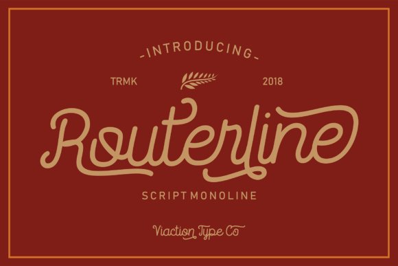 Routerline Font - Featured Image