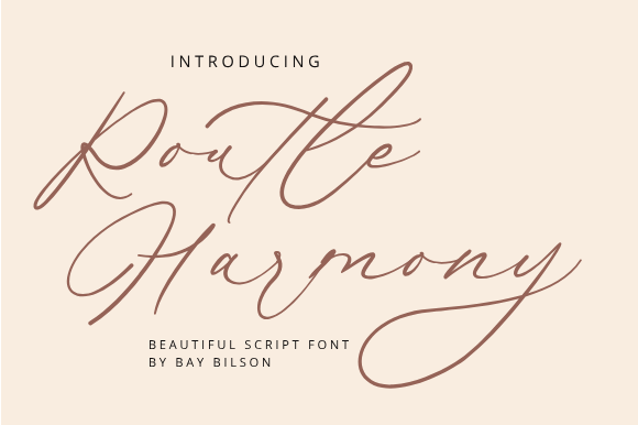Routle Harmony Font - Featured Image
