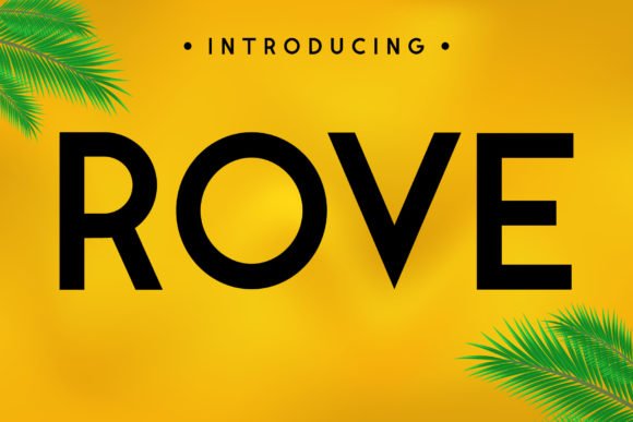 Rove Font - Featured Image
