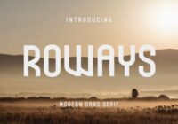 Roways Font - Featured Image