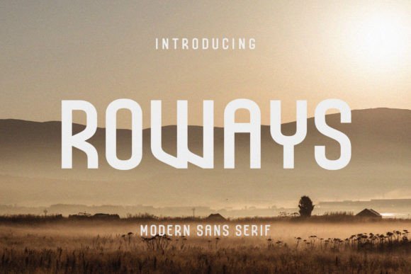 Roways Font - Featured Image