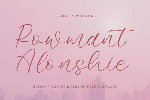 Rowmant Alonshie Font - Featured Image