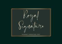 Royal Signature Font - Featured Image