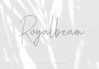 Royalbeam Font - Featured Image