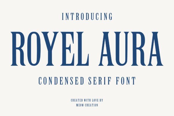 Royel Aura Font - Featured Image