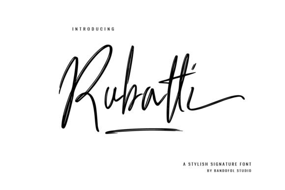 Rubatti Font - Featured Image