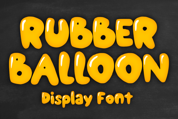 Rubber Balloon Font - Featured Image