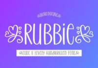 Rubbie Font - Featured Image