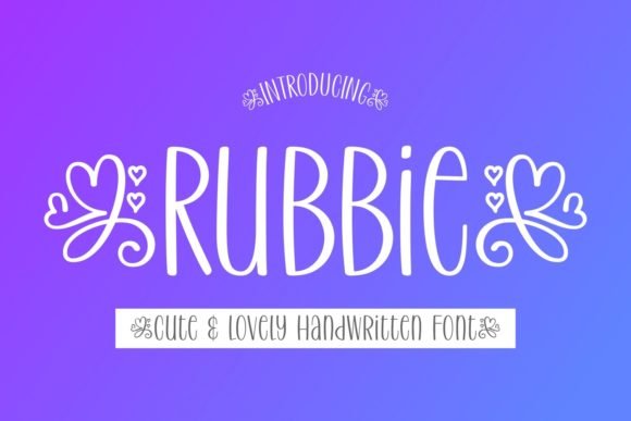 Rubbie Font - Featured Image