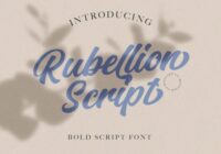 Rubelion Script Font - Featured Image