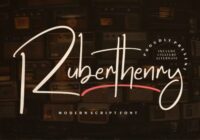 Ruberthenry Font - Featured Image