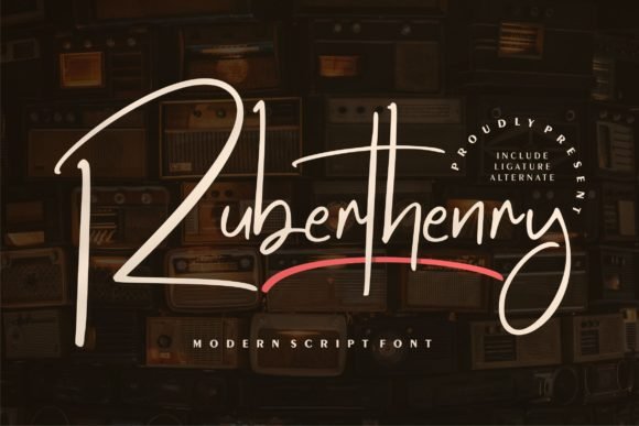 Ruberthenry Font - Featured Image