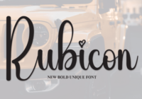 Rubicon Font - Featured Image
