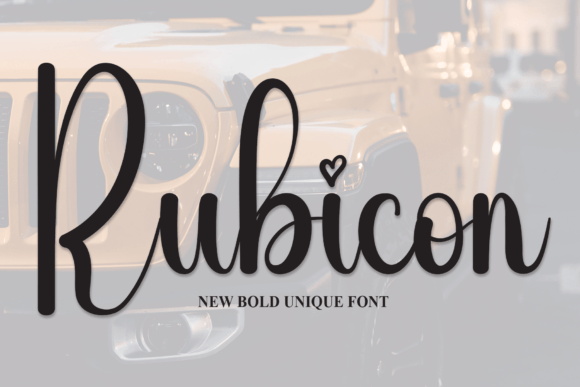 Rubicon Font - Featured Image
