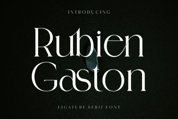 Rubien Gaston Font - Featured Image