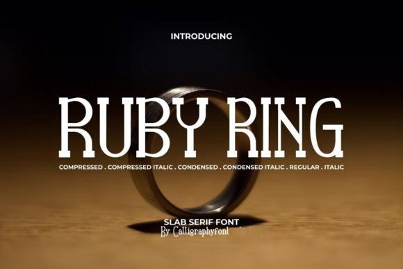 Ruby Ring Font - Featured Image