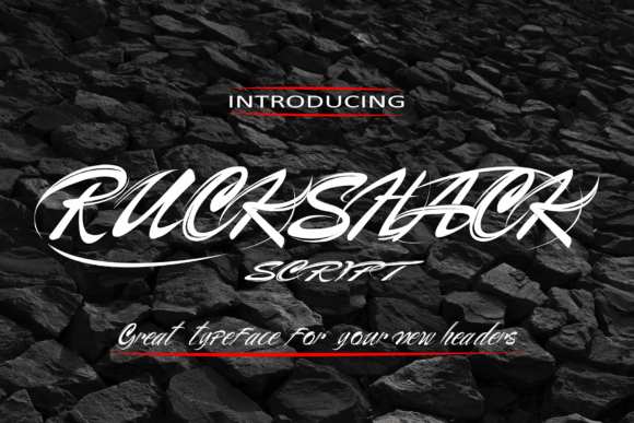 Ruckshack Font - Featured Image