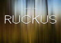 Ruckus Font - Featured Image