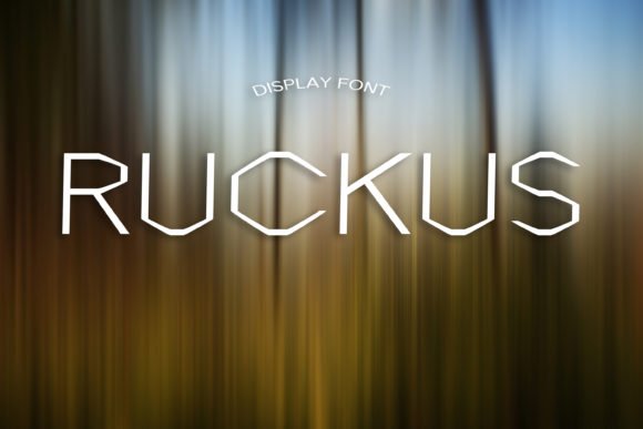 Ruckus Font - Featured Image