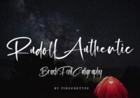 Rudolf Authentic Font - Featured Image