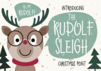 Rudolf Sleigh Font - Featured Image