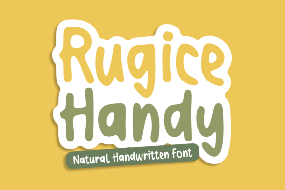 Rugice Handy Font - Featured Image