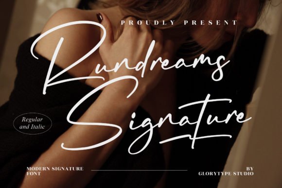 Rundreams Signature Font - Featured Image