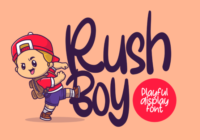 Rush Boy Font - Featured Image