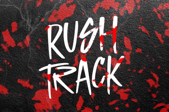 Rush Track Font - Featured Image