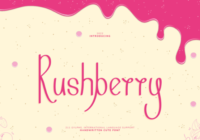 Rushberry Font - Featured Image