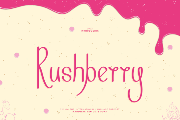 Rushberry Font - Featured Image