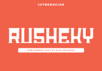 Rusheky Font - Featured Image