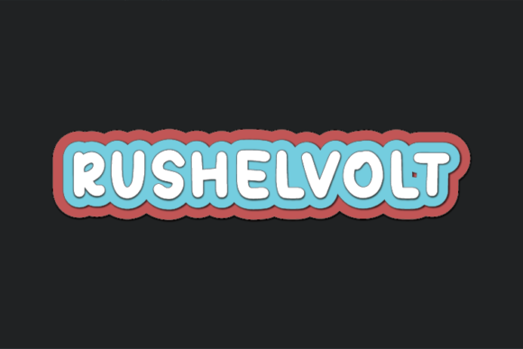 Rushelvolt Font - Featured Image