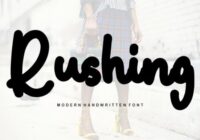 Rushing Font - Featured Image