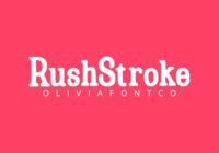 Rushstroke Font - Featured Image