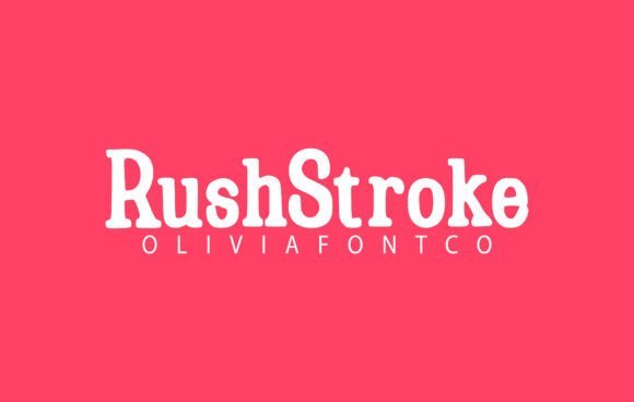 Rushstroke Font - Featured Image