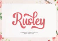 Rusley Font - Featured Image