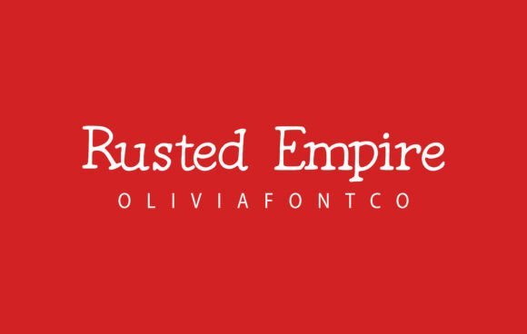 Rusted Empire Font - Featured Image