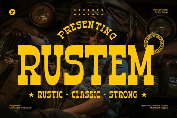 Rustem Font Font - Featured Image