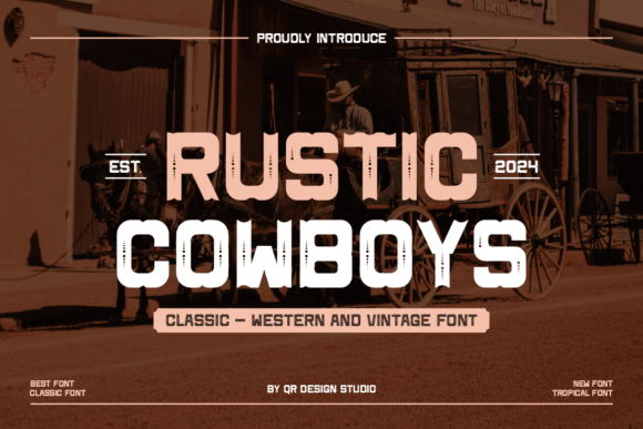 Rustic Cowboys Font - Featured Image
