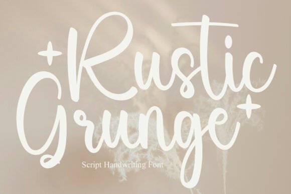 Rustic Grunge Font - Featured Image