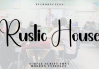 Rustic House Font - Featured Image