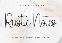 Rustic Notes Font - Featured Image