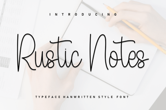 Rustic Notes Font - Featured Image