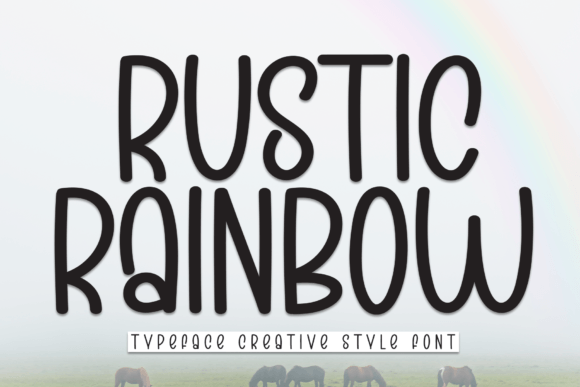 Rustic Rainbow Font - Featured Image