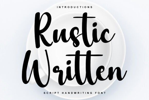 Rustic Written Font - Featured Image