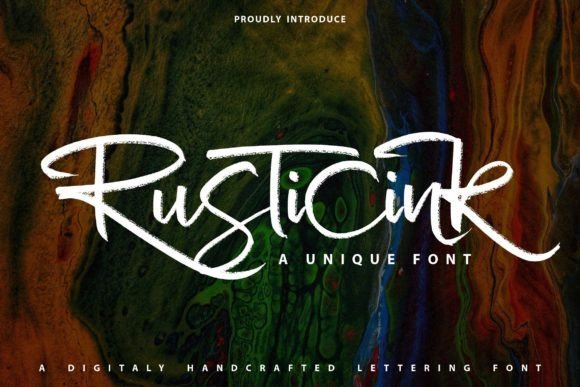 Rusticink Font - Featured Image