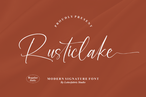 Rusticlake Font - Featured Image