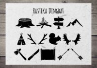 Rustika Dingbat Font - Featured Image